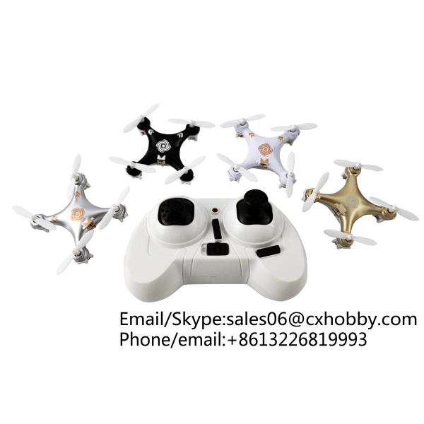 Cheerson CX - 10 Portable 2.4G 4CH 6 Axis Gyro RC Quadcopter with Night Light