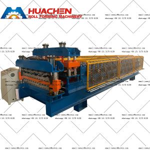 New Design Metal Silo Double Deck Roll Forming Machine