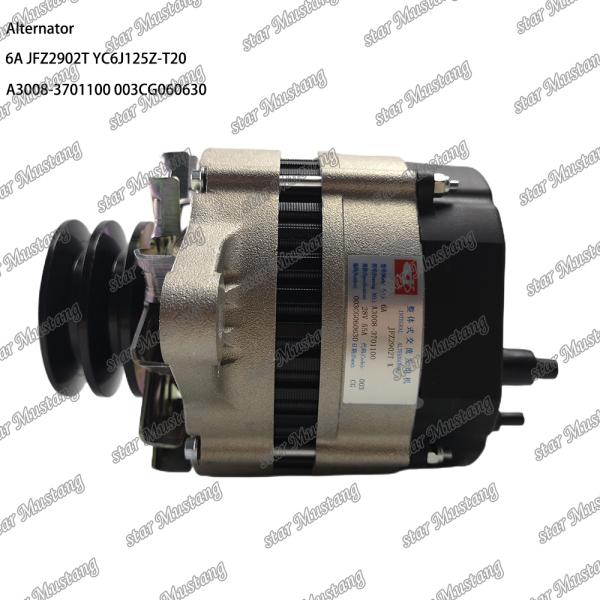 Alternator 6A JFZ2902T YC6J125Z-T20 28V 55A A3008-3701100 003CG060630