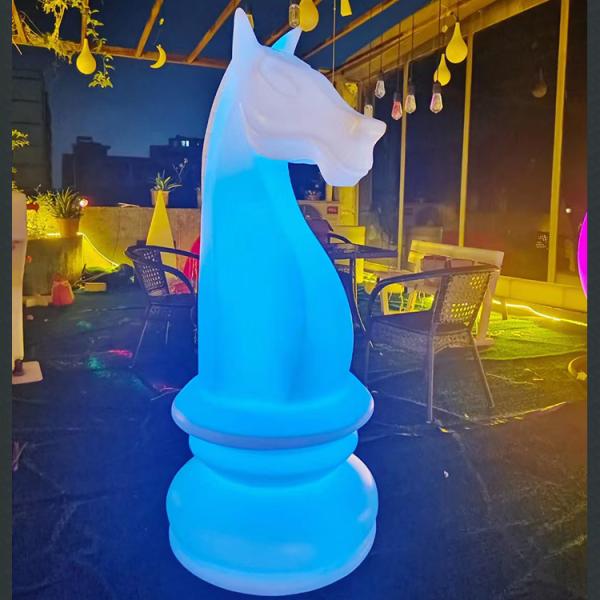 Seahorse Shape Change Color Garden Light Rechargeable Plastic Led Light