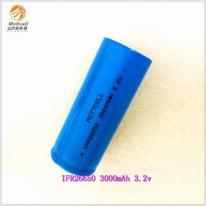 Rechargeable Cylinder Lithium Battery Lifepo4 26650 3.2V 3000mah Battery