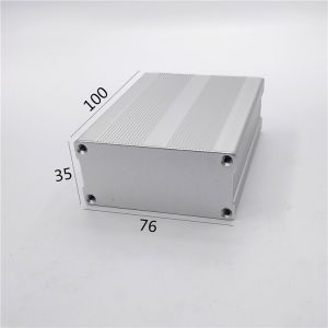 China 76*35*100mm Anodizing White Extruded Aluminum Case on sale