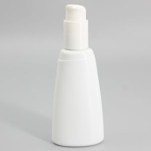 China Flat Shape Oval 128mm 4oz Empty Lotion Containers on sale