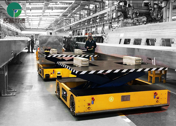 Buy Factory 5t Material Transfer Steerable Electrical Autonomous AGV at wholesale prices