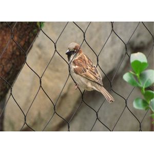 SS316 Aviary Zoo 4.0mm Wire Rope Mesh For Bird Cages