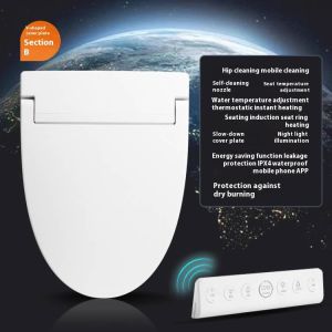 PP Smart Toilet Bidet Seat Sanitary Ware Instant Heated Waterproof
