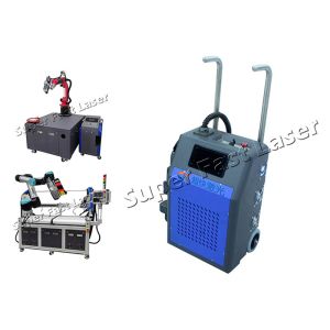 Intelligent Automatic Laser Cleaning Equipment Laser Robot Grease Removal System