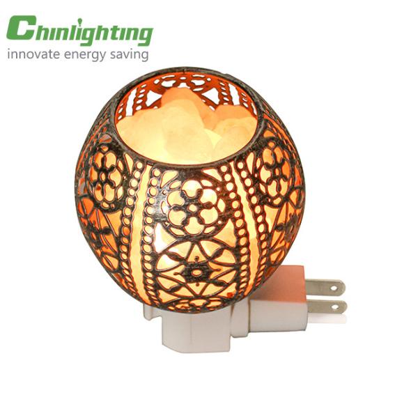Buy 7W Round Drum Natural Himalayan Salt Lamp Night Light at wholesale prices