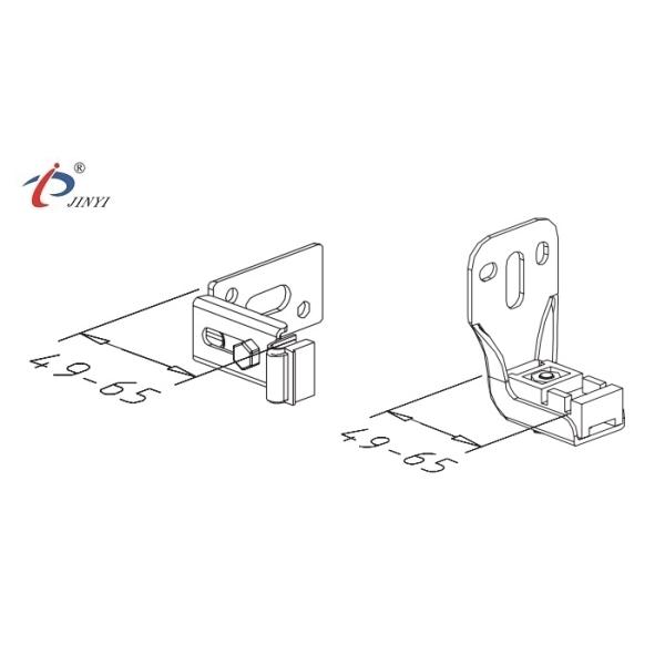 Soundproof Zinc Plating Steel Radiator Wall Mounting Brackets