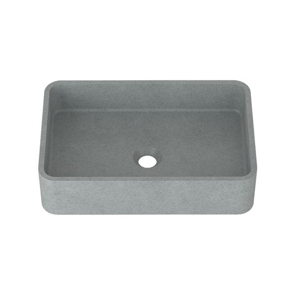 Buy Handmade Pop Up Drain Concrete Wash Basin Bathroom Countertop Sink at wholesale prices
