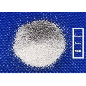 Round Solid Ceramic Bead Blasting Media For Metal Surface Finish