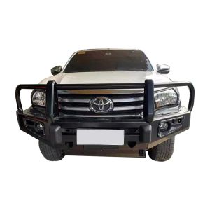 Original Bolt-On Installation 2004-2005 Toyota Hilux Winch Bull Bar Front Bumper