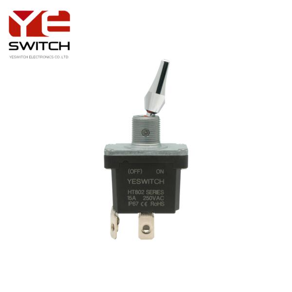 15A 28V Heavy-Duty On-Off Toggle Switch With 4 Pins Outer Screw Terminals