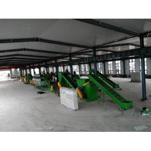 PE film crushing and washing machine