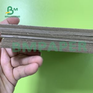 Both Sides Grey Back Straw Board Recycled Pulp Material For Shoes Box 0.45mm - 3