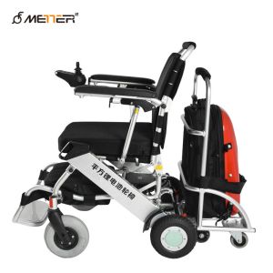 Aluminum Alloy 4h Lightweight Folding Motorized Wheelchair