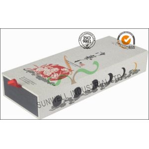 Handmade Cardboard Food Packaging Boxes , Glossy Finish Tea Packaging Box