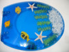 polyresin toilet seat cover,MDF toilet seat,PP toilet seat,sea star,shell