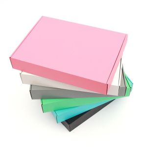 Recyclable CMYK Takeout Paper Box For Garment Packaging
