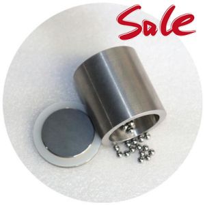 China Durable 50mL Tungsten Carbide Ball Mill Jar with 46mm Inner Depth Designed for Effective Grinding and Milling Operations on sale