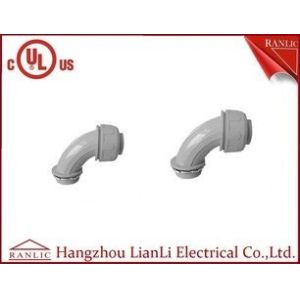 Quality Nylon 90 Degree Liquid Tight Flexible Connector Ivory Color 3/8“ To 2&quot; for sale