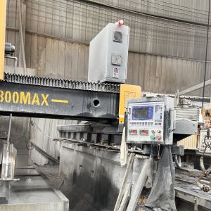 Professional CNC Control Due Beam Linear Cutting And Milling Machine