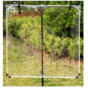 China Super Transparent Style PVC Vinyl Clear Tarpaulin Material With Mildew Resistance on sale