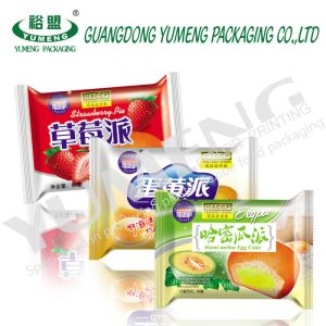 Heat Seal Flat Bag For Snack Bread Chips Packaging Bag