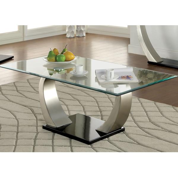 Clear Glass Top 24KGS 0.4CBM Modern Console Table