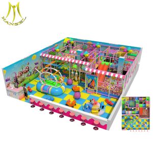 Hansel kids plastic tunnel jumping castle kid playground equipment playground