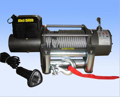 4WD Winch with Single line rated pull 15000lb(6787kg)