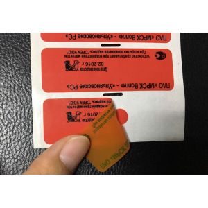 Anti -Magnet Theft Tamper Evident Security Label Void Open Sticker