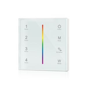 Multi Zone RGBW LED Controller Wall Mounted For Color Temperature Control