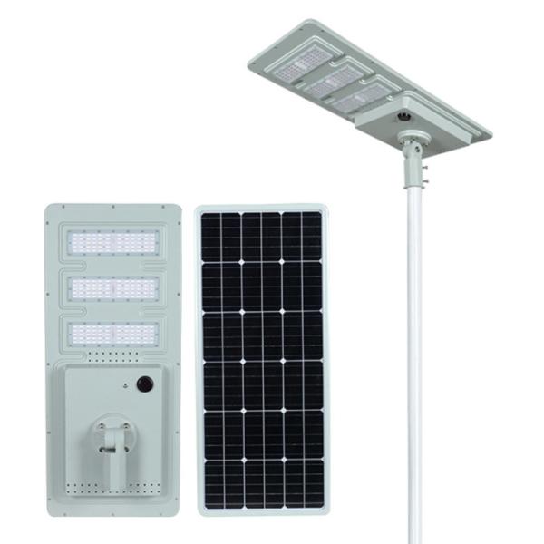 Outdoor solar street light 80w IP65 high lumen smart motion sensor all-in-one