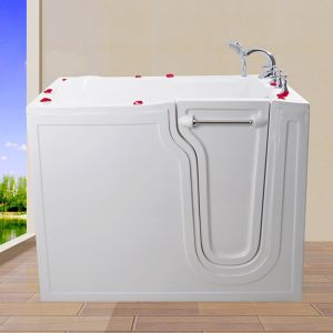 Acrylic walk in bathtub with jacuzzi