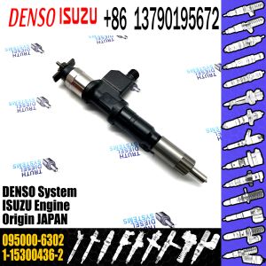 High Quality Common Rail Fuel Injector Assembly 095000-6302 for ISUZU 6WG1 1