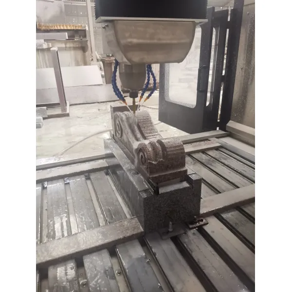 4 Axis Slab&Column Carving Machine Stone Bridge Edging Simple Marble Granite
