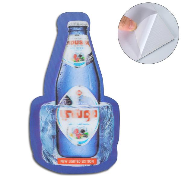 Custom Printing Logo Label PVC Anime Car Sticker Anime Motion Card Sticker Waterproof 3D Anime Stickers