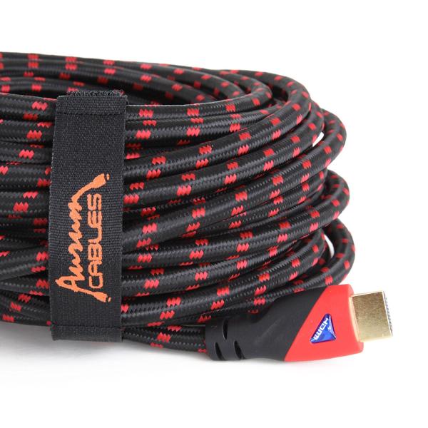 100mm HDMI Cable PET Expandable Braided Sleeving Flame Retardant