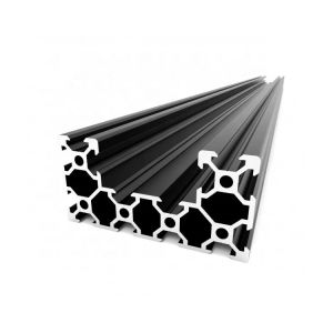 Black Anodized T Slot Aluminium Extrusion Profile ISO9001
