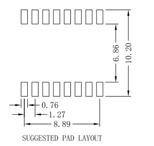 749010012 / LP1102NL Ethernet Isolation Transformer 100 BASE - T Single Port SMT