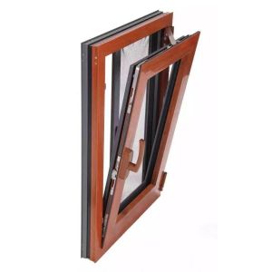 OEM Building Bottom Hung Casement Window Heat Insulation Aluminum Alloy