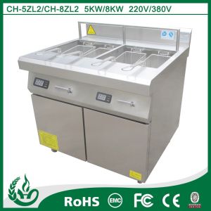 Energy saving cheap Stainless Steel Chip Pan Deep Fat Fryer