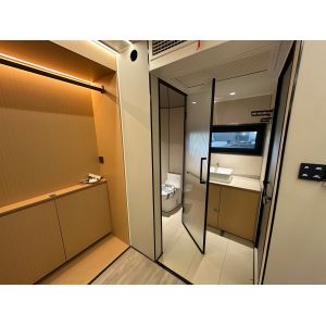 Graphic Design Modern Space Capsule Hotel with and Modern Design Expandable