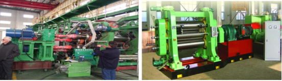 4 roll fabric calender machine/four roller rubber calender