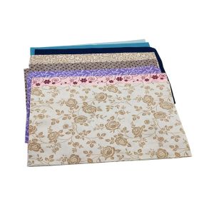 Modern Elegant Non Woven Polyester Fabric Kitchen Dishcloth Flower Printing