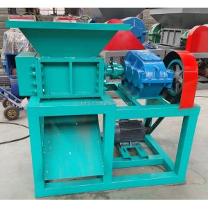 7.5kW Multifunctional Twin Roll Rotor Scrap Shredder for PVC HDPE PP PET
