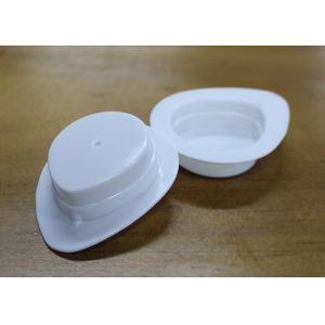 Heart Shaped Small Plastic Containers , Whitening Capsule Sleeping Mask Cup