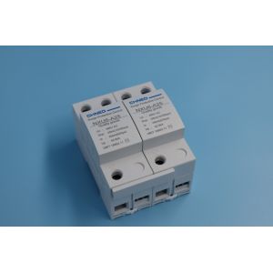Lightning 2 Pole Surge Arrester No Leakage AC SPD 280V For Photovoltaic Low