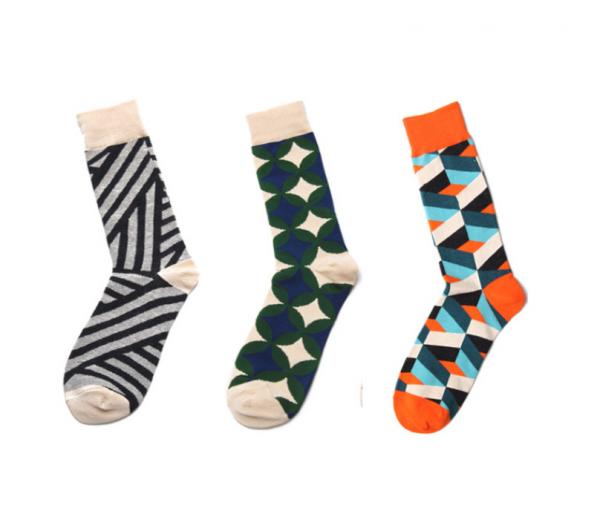 Creative Breathable Fashion Colourful Long Striped Ankle Socks